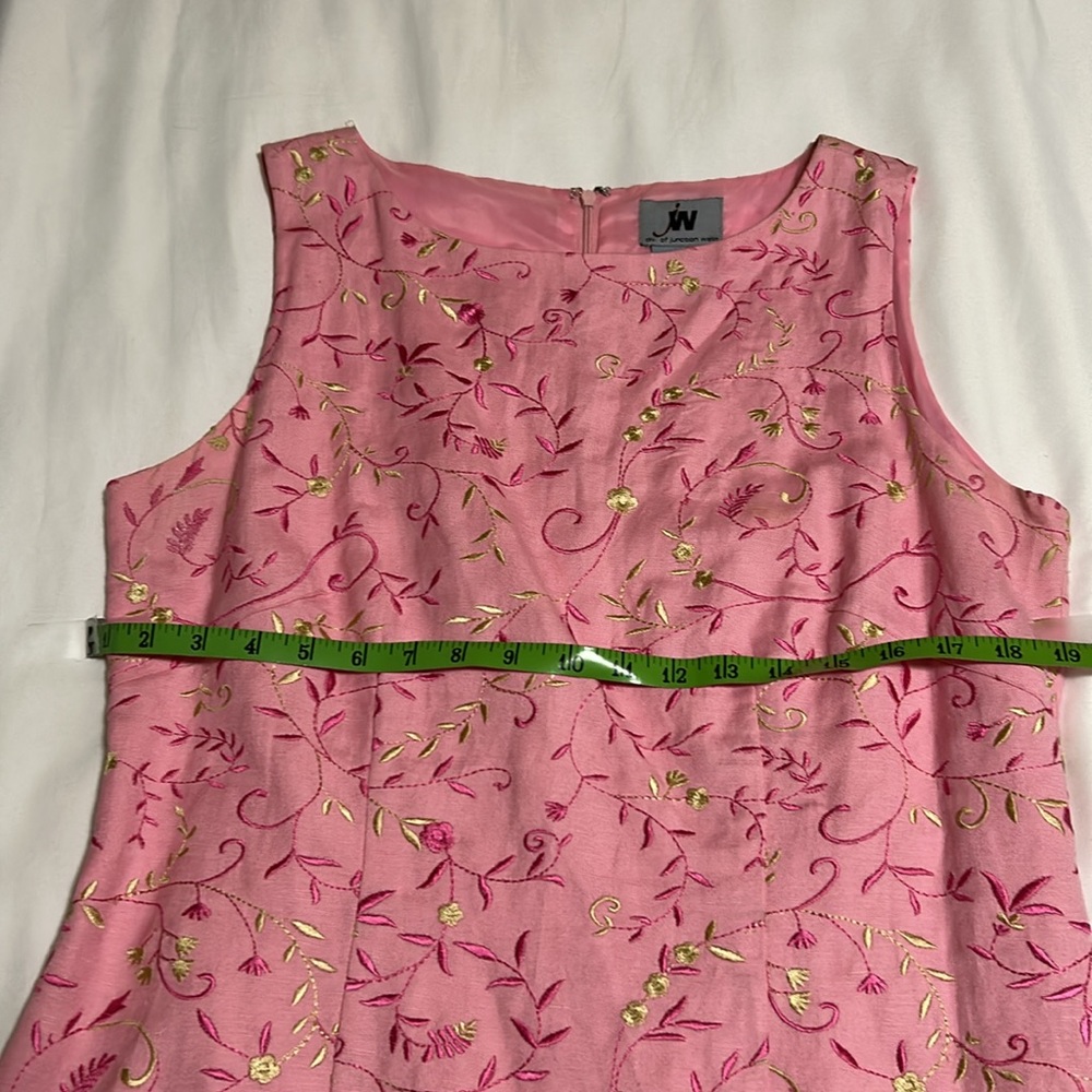 Junction West Pink 55% Linen Dress - Picture 5 of 5